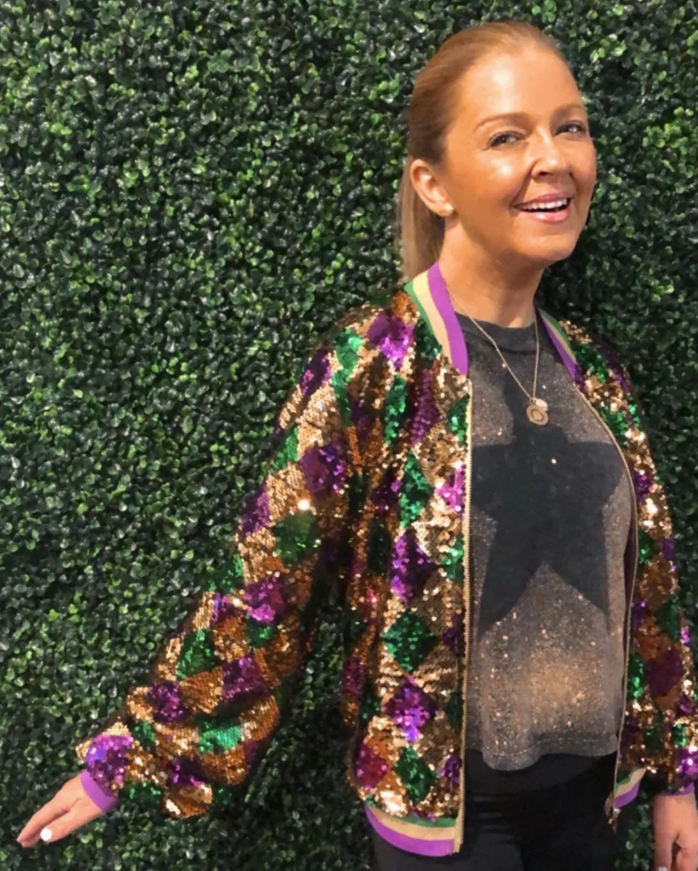 GLEAUX GIRL™ VIXIE Mardi Gras Sequin Jacket