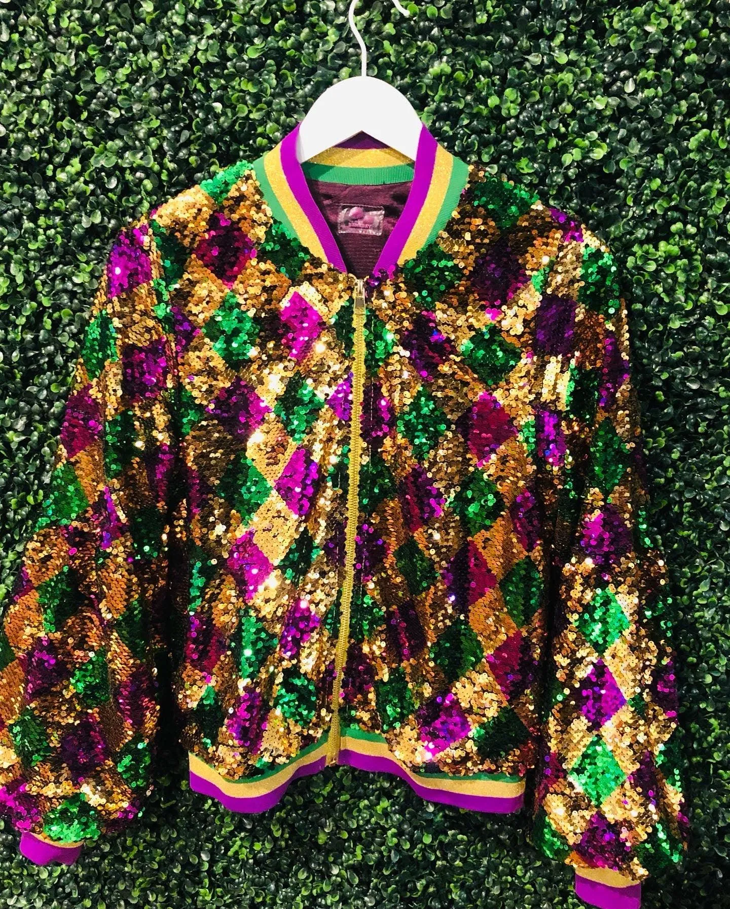 GLEAUX GIRL™ VIXIE Mardi Gras Sequin Jacket