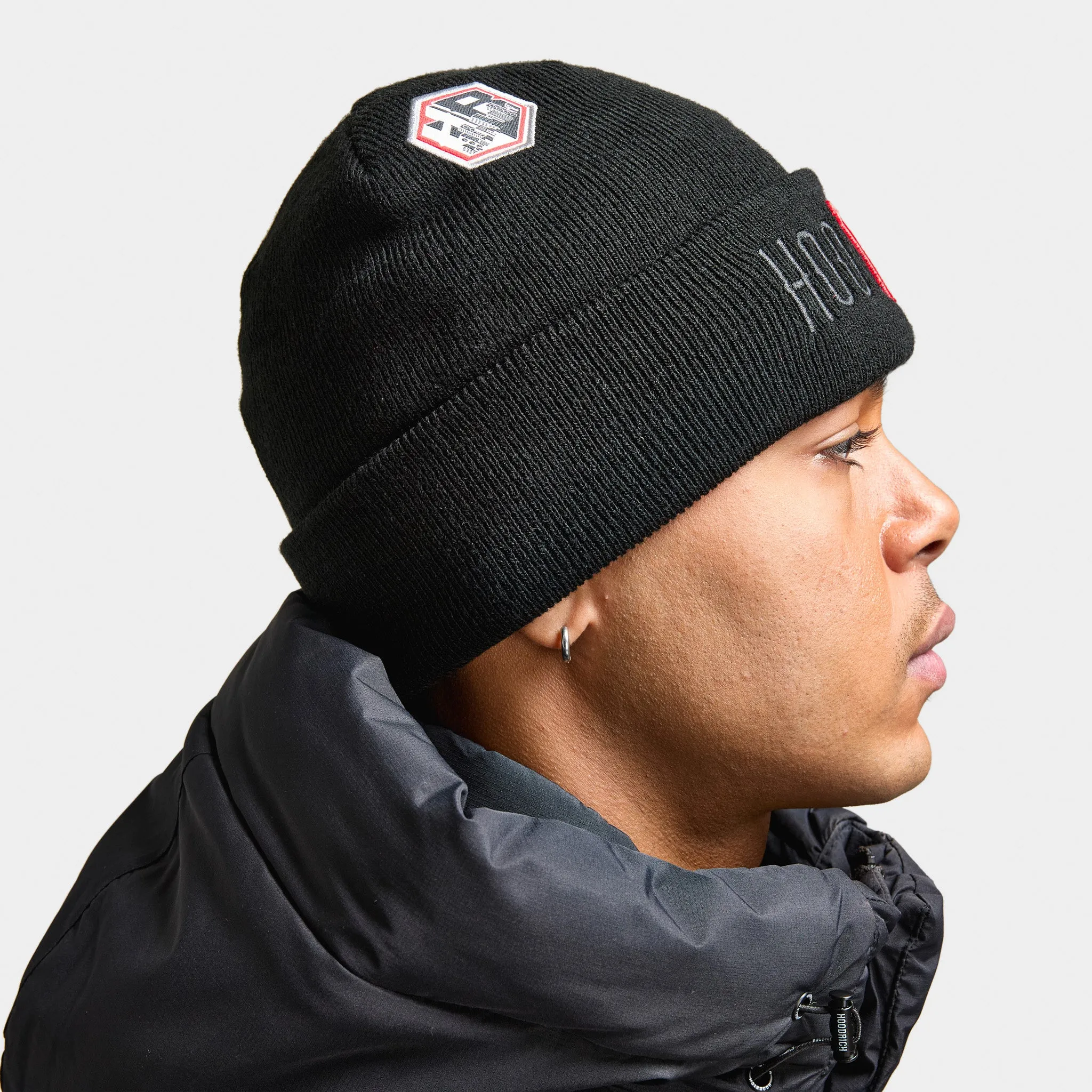 Hoodrich Honor Beanie Black / White