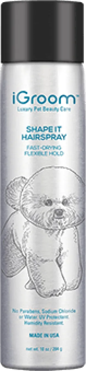 iGroom Aerosol Styling Spray Shape It 10oz