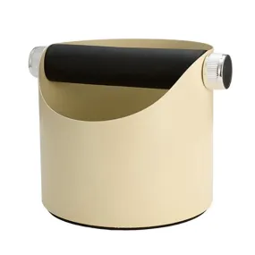 I.XXI Knock Box with Nonslip Base, Cream