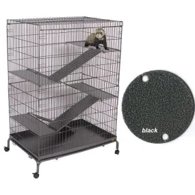 Jumbo Steel Deluxe Animal Cage with Stand