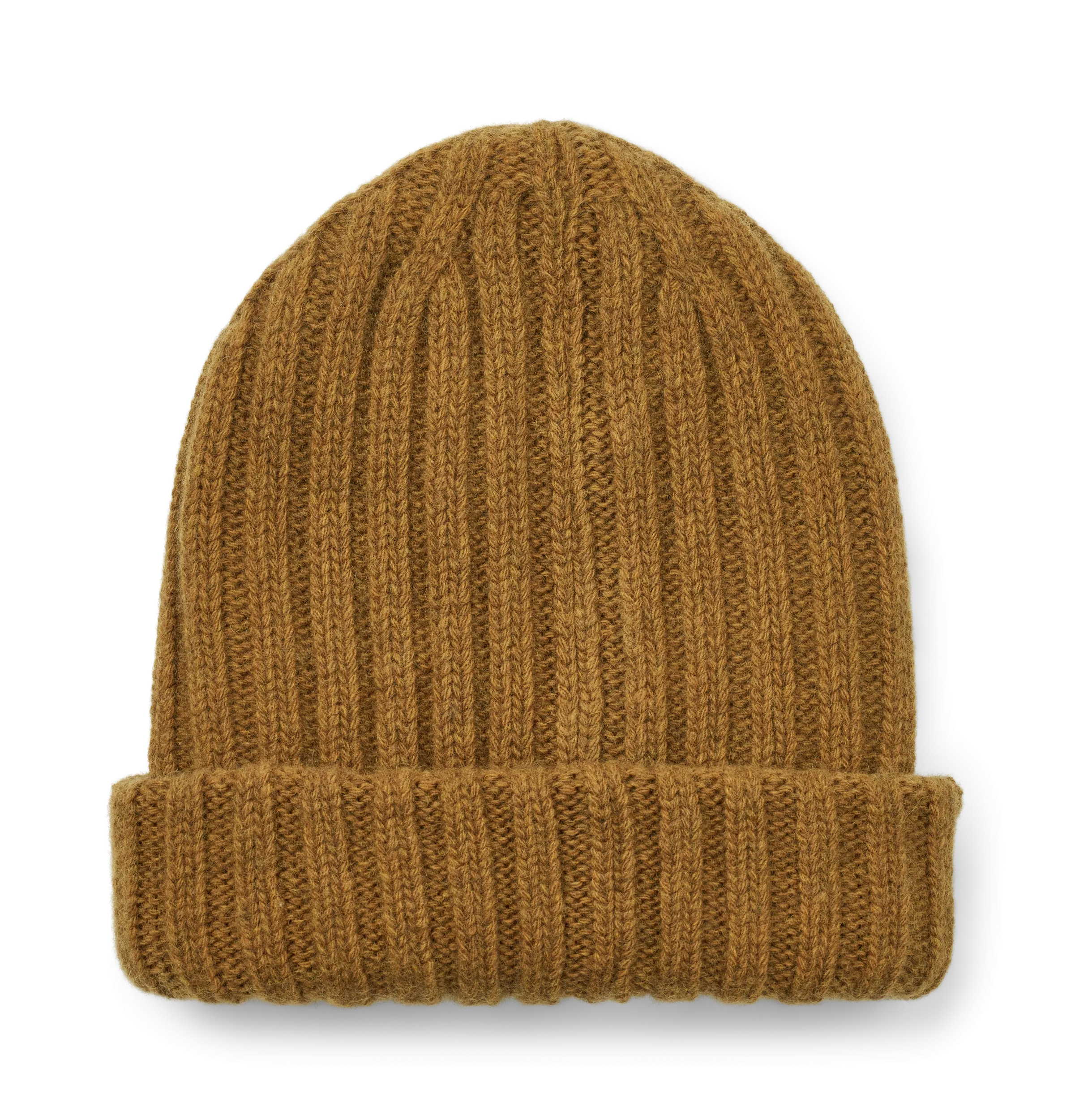 Kari Lambswool Beanie - Dried Tobacco