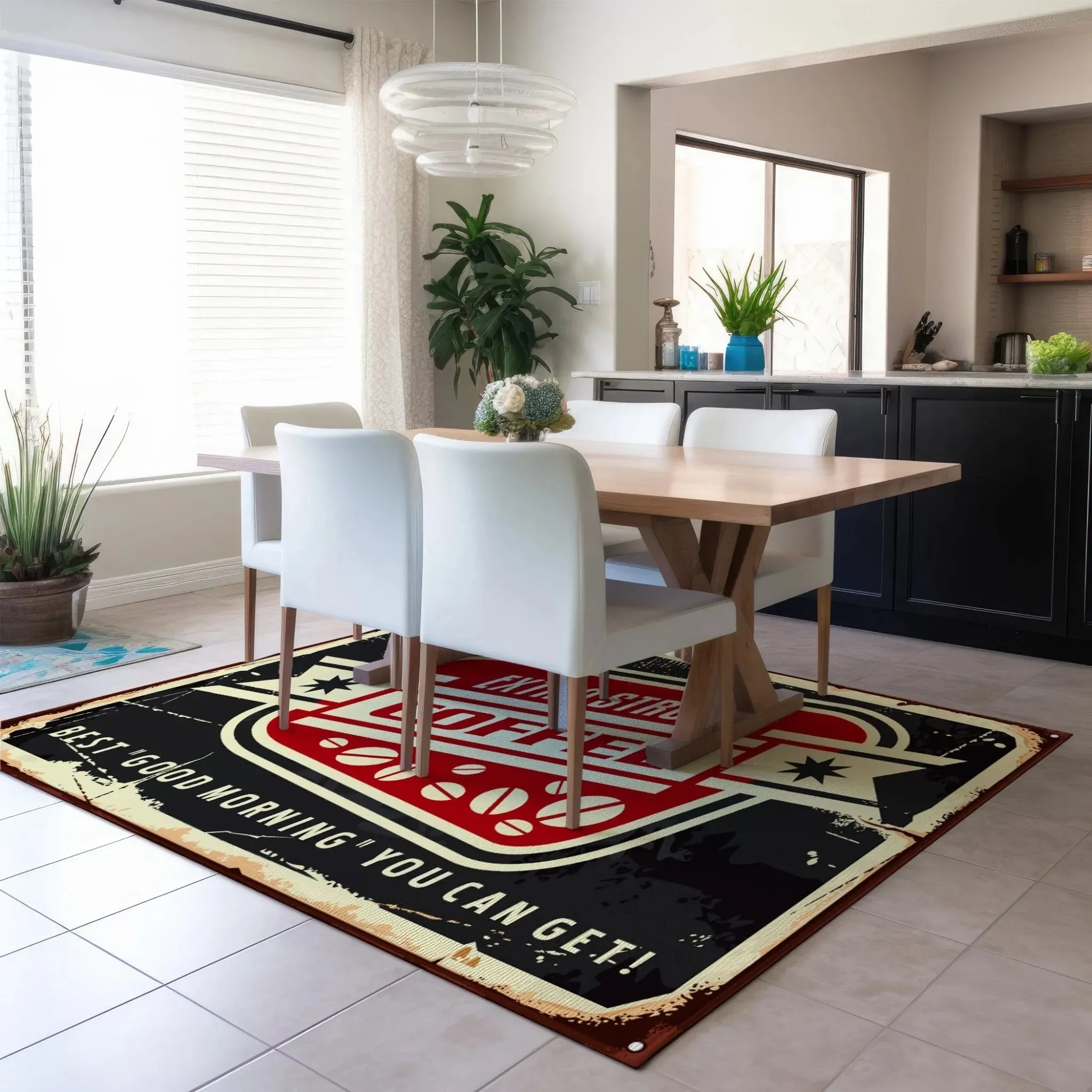 Kendall KE11 Black Rug