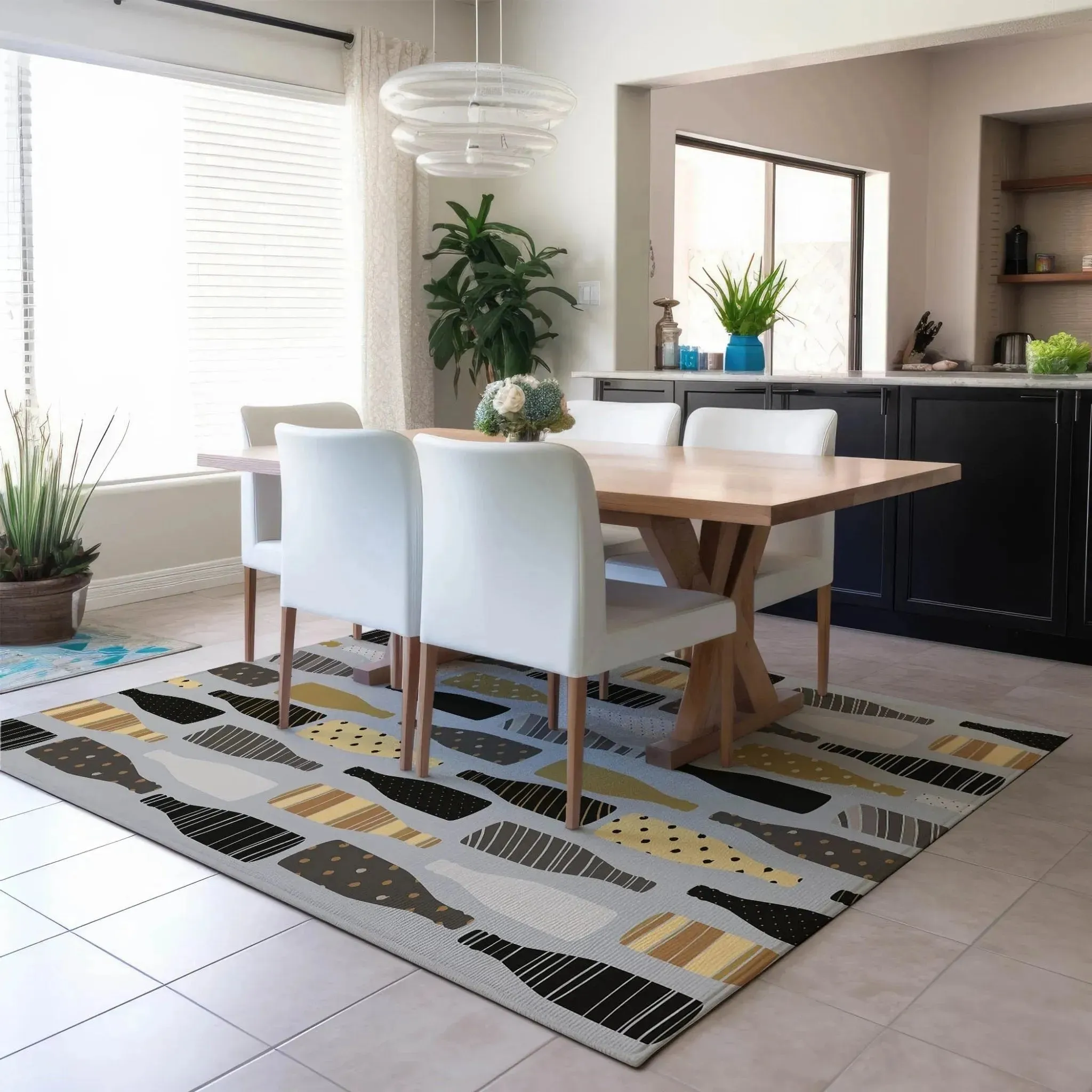 Kendall KE12 Silver Rug