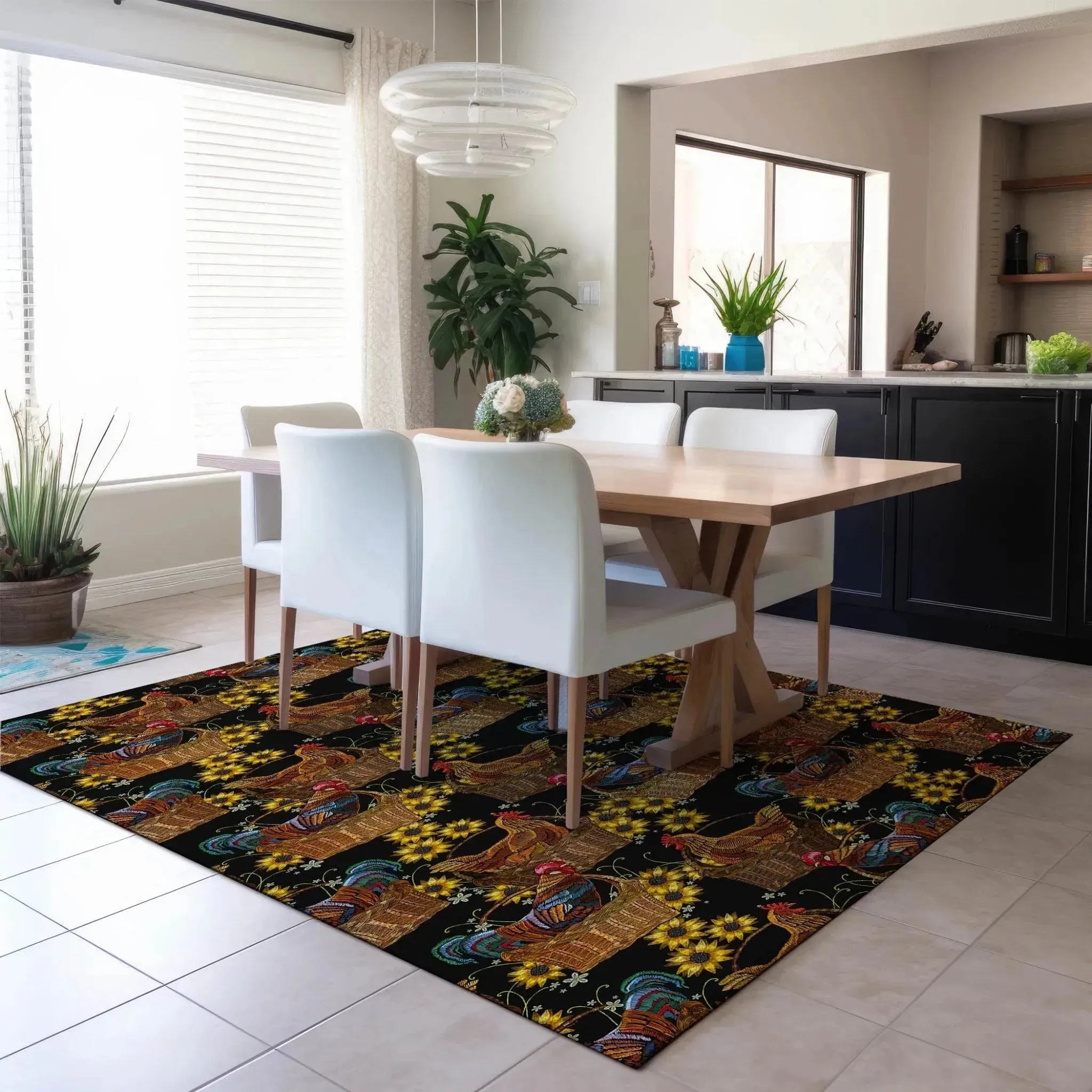 Kendall KE2 Black Rug