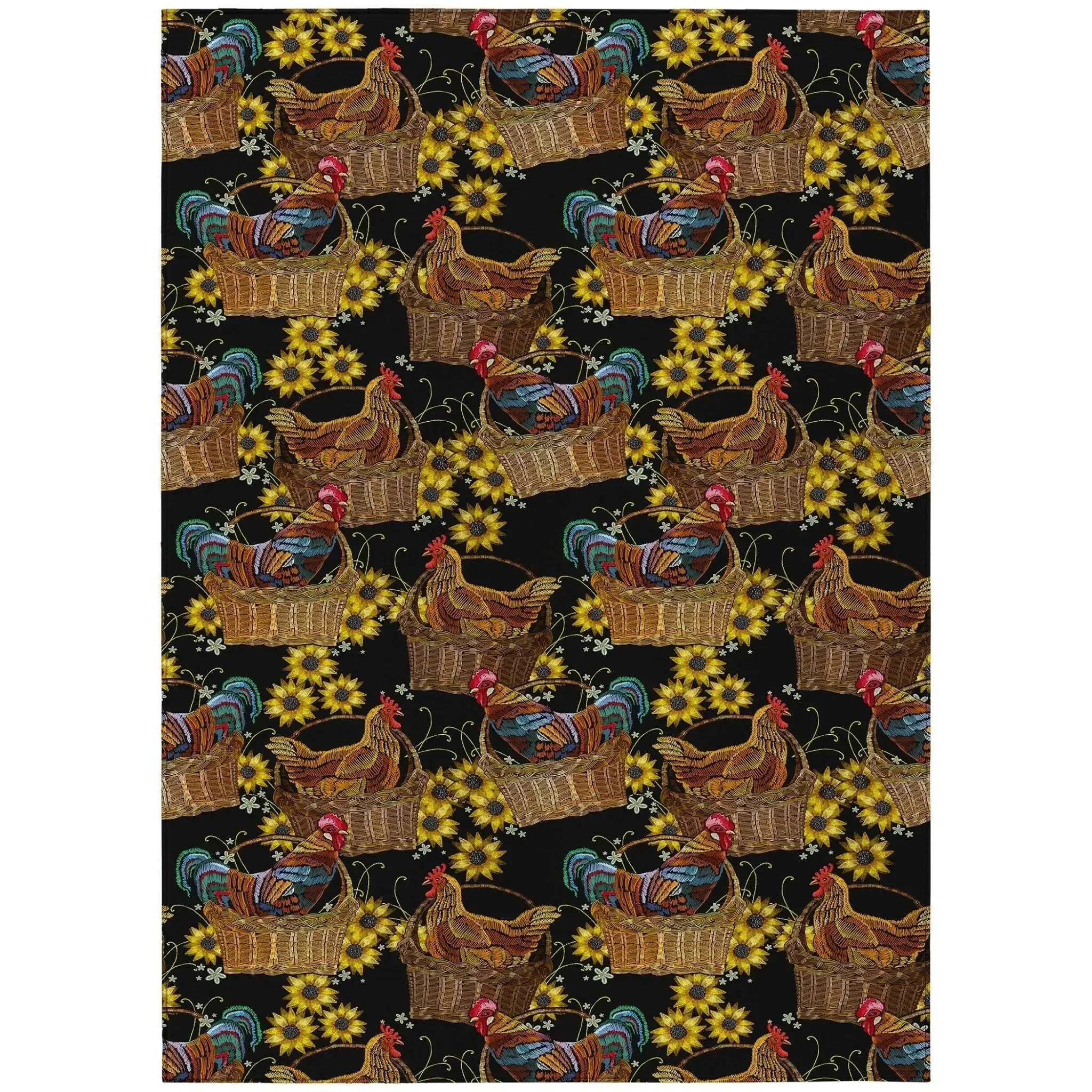 Kendall KE2 Black Rug