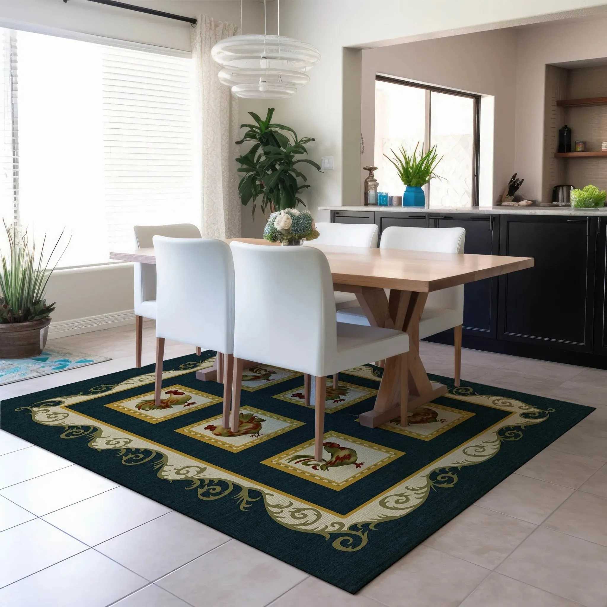 Kendall KE4 Black Rug