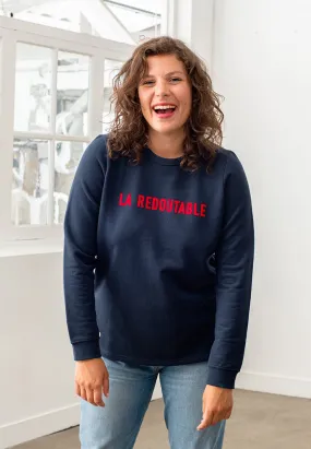 La Cassandre Marine - Sweat-Shirt Floqué En Coton