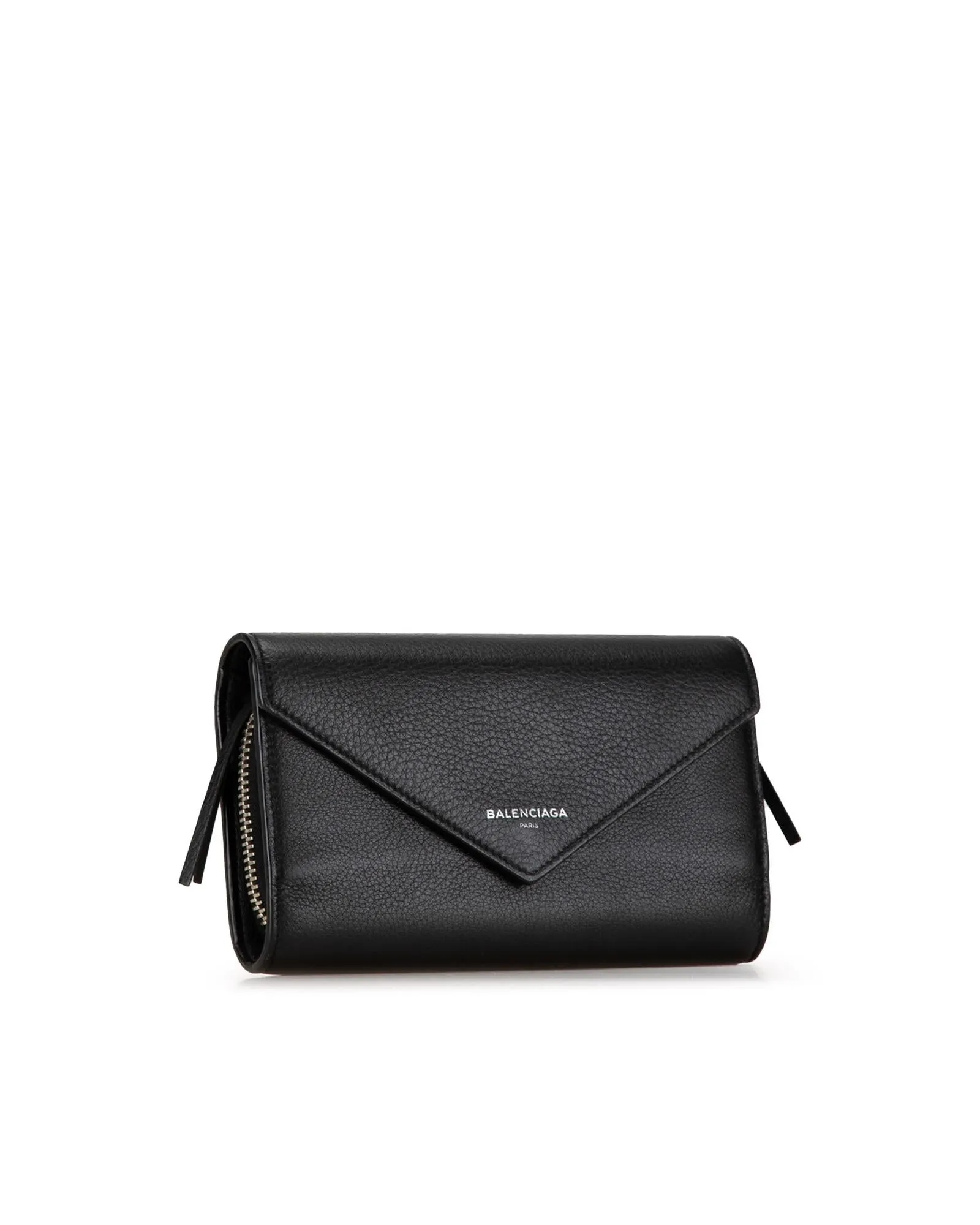 Leather Zip Around Money Wallet with Multiple Compartments.