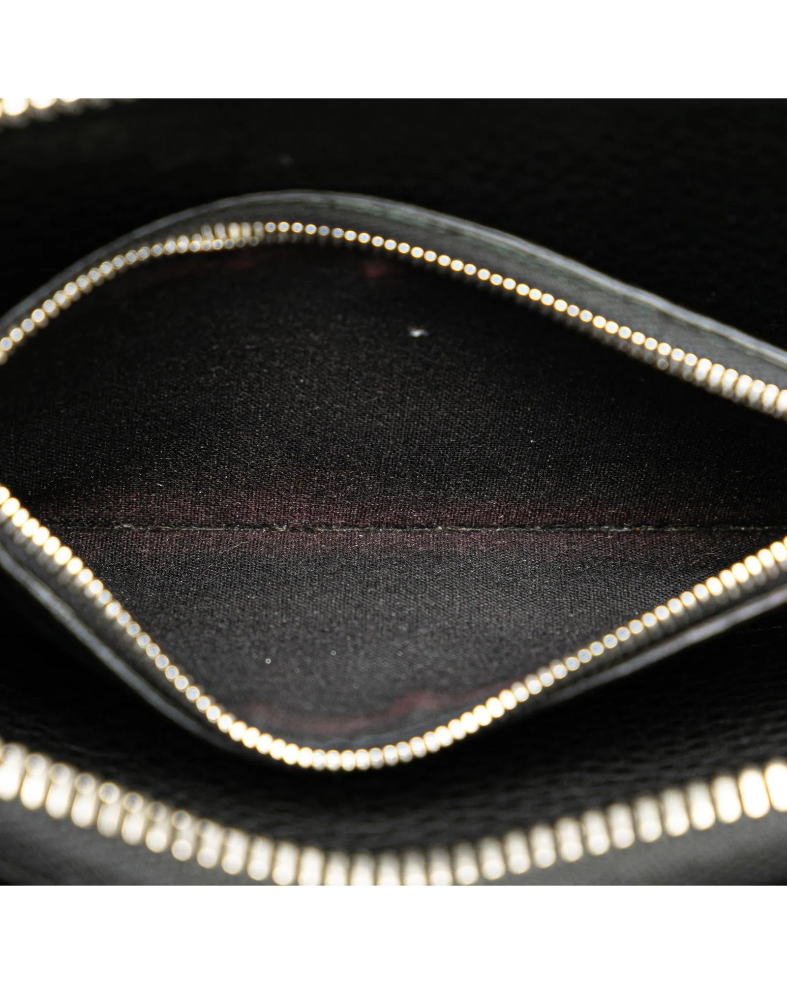 Leather Zip Around Money Wallet with Multiple Compartments.