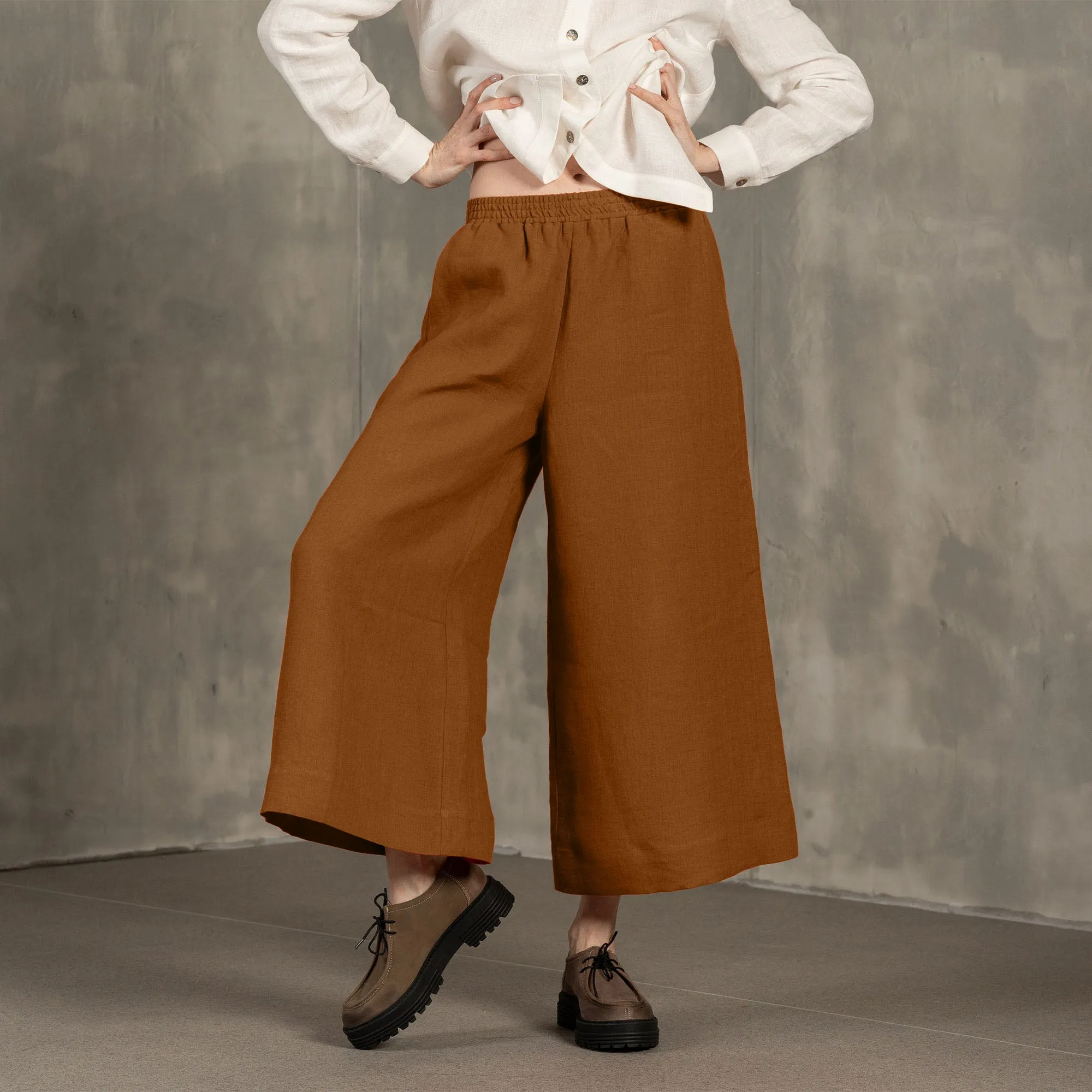 Linen Culottes Lana