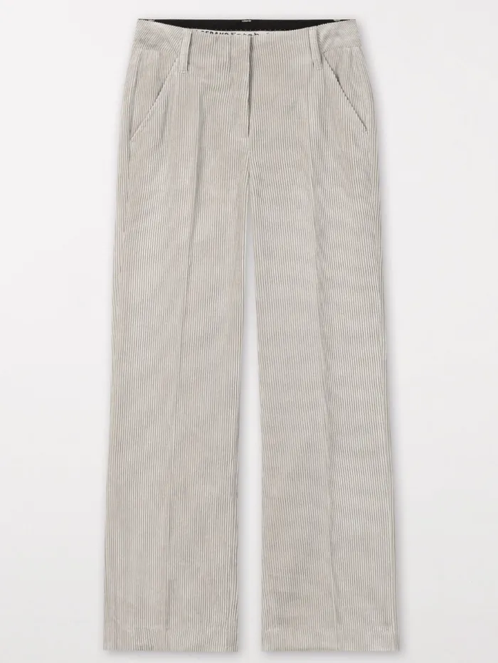 Luisa Cerano Stone Cord Wide Leg Trousers 688605 3556 Col 0122