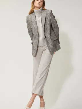 Luisa Cerano Stone Cord Wide Leg Trousers 688605 3556 Col 0122