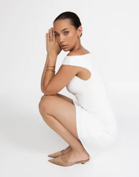 Lulu Mini Dress (White)