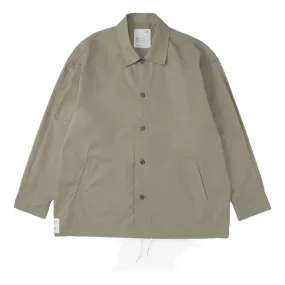 MADNESS CROPPED SHIRT JACKET-TOBACCO