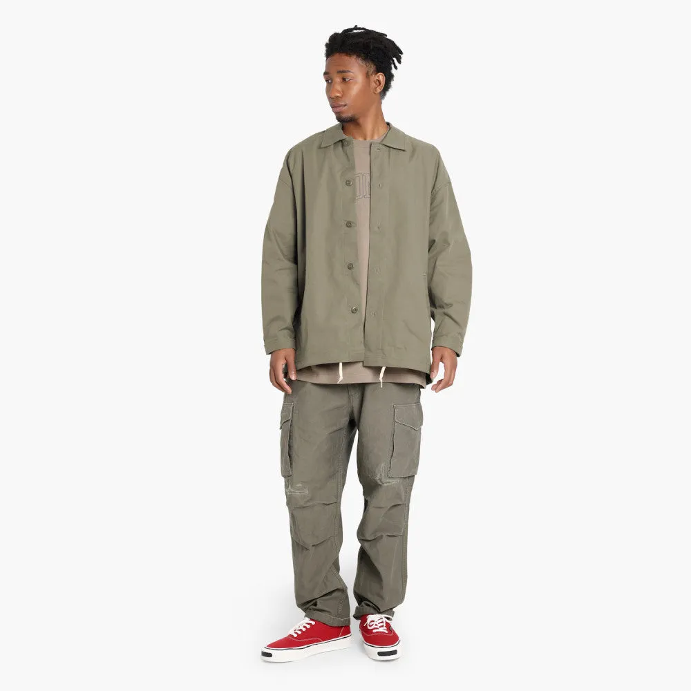 MADNESS CROPPED SHIRT JACKET-TOBACCO