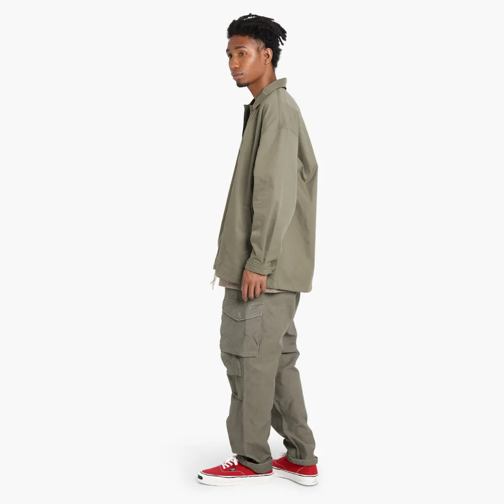 MADNESS CROPPED SHIRT JACKET-TOBACCO