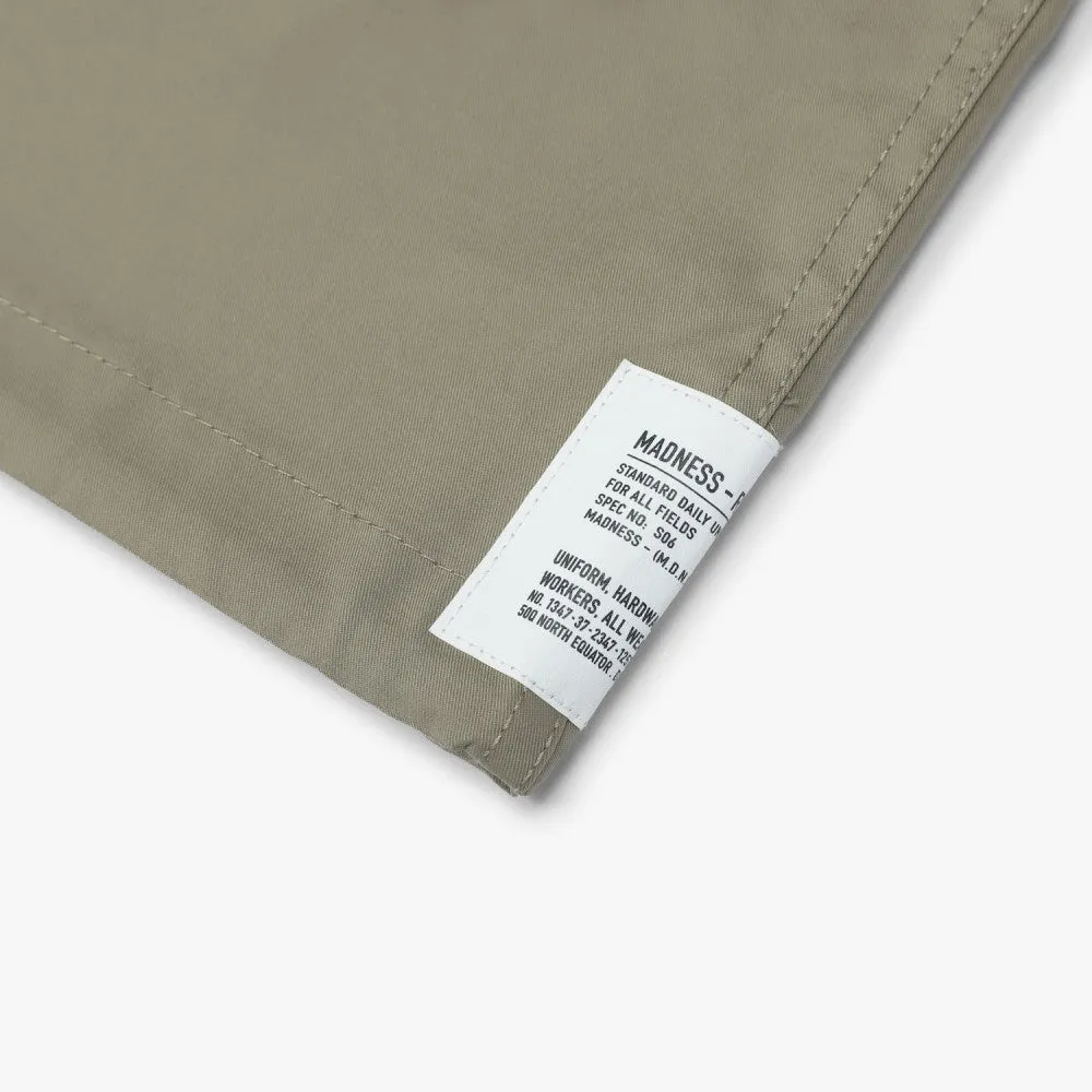 MADNESS CROPPED SHIRT JACKET-TOBACCO