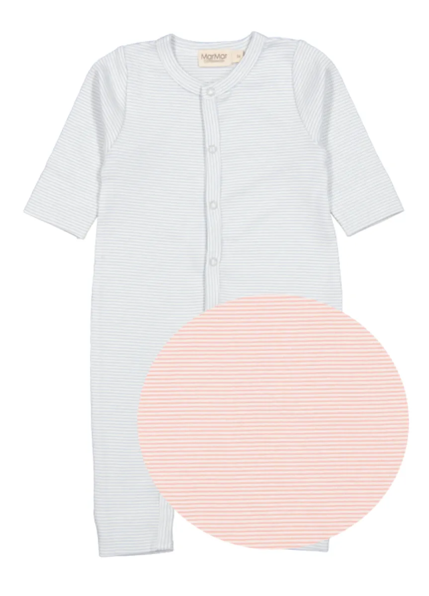 MAR Striped Romper Onsie in Blue
