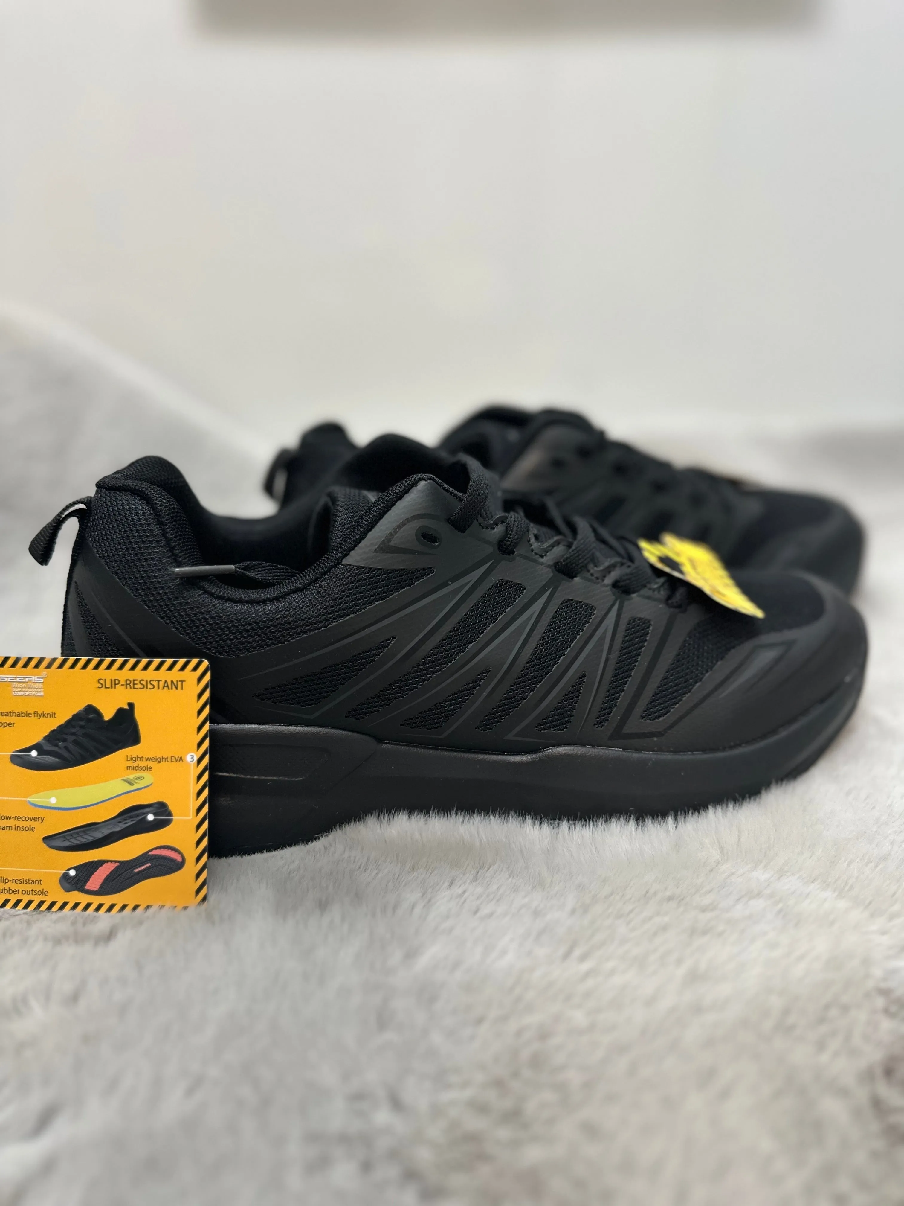 Men Shoes Slip Resistant/Black-3327W