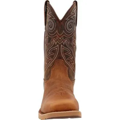 Men's Rocky Monocrepe 12" Steel Toe Western Boot - Tobacco