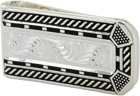 Men's Roped Horseshoe Nail Head Money Clip - Mcl3484