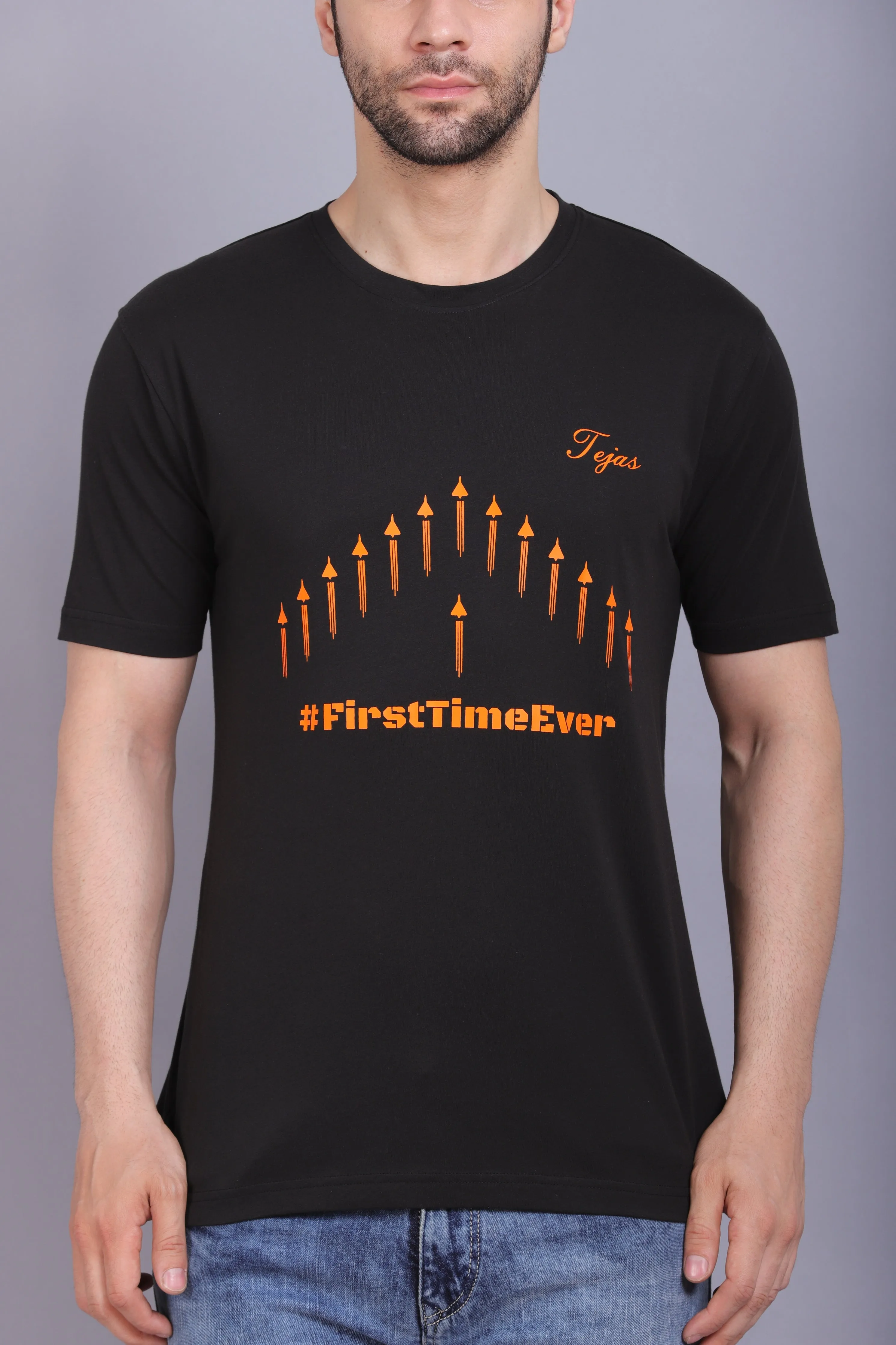 Men's Round Neck T shirt Tejas