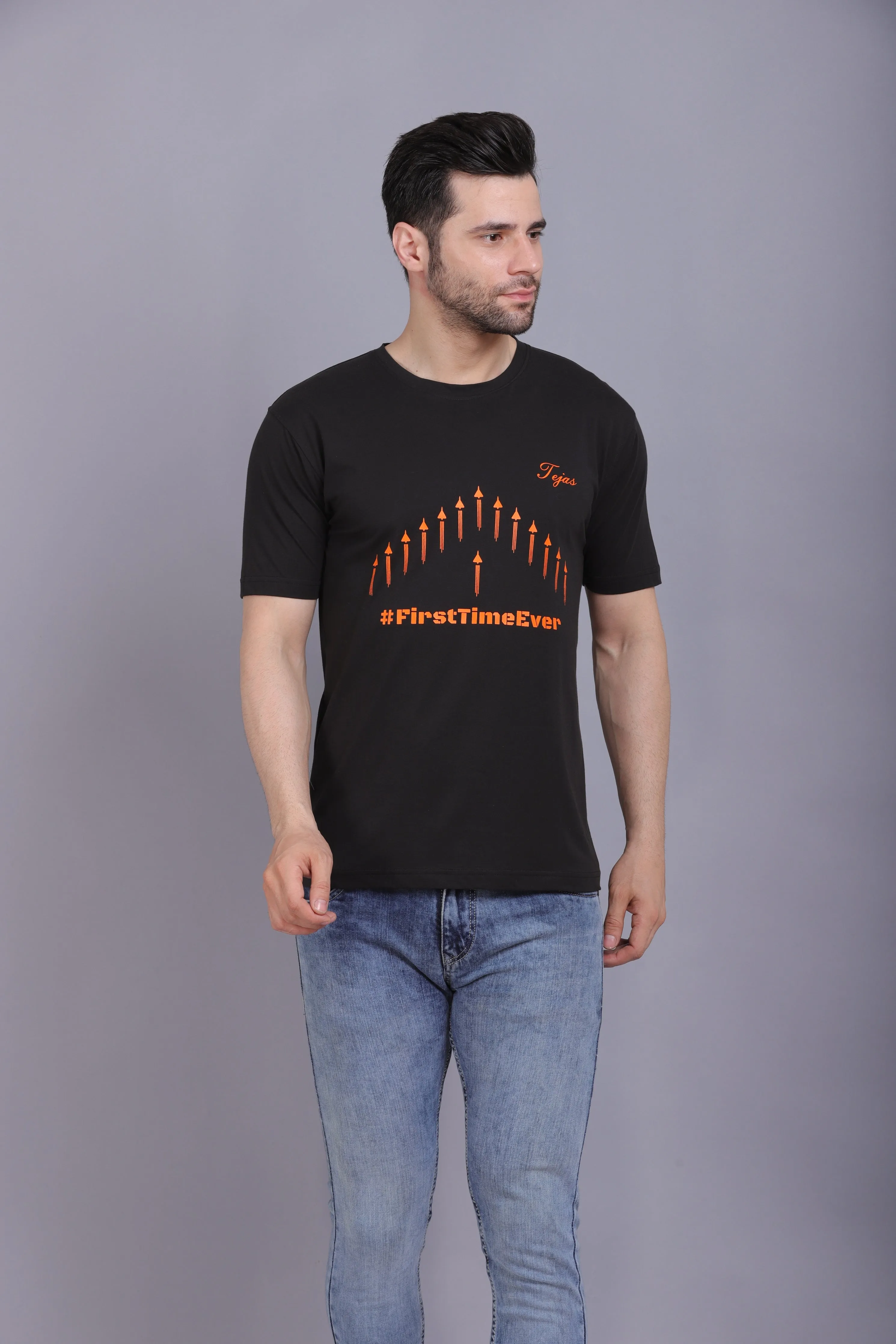 Men's Round Neck T shirt Tejas