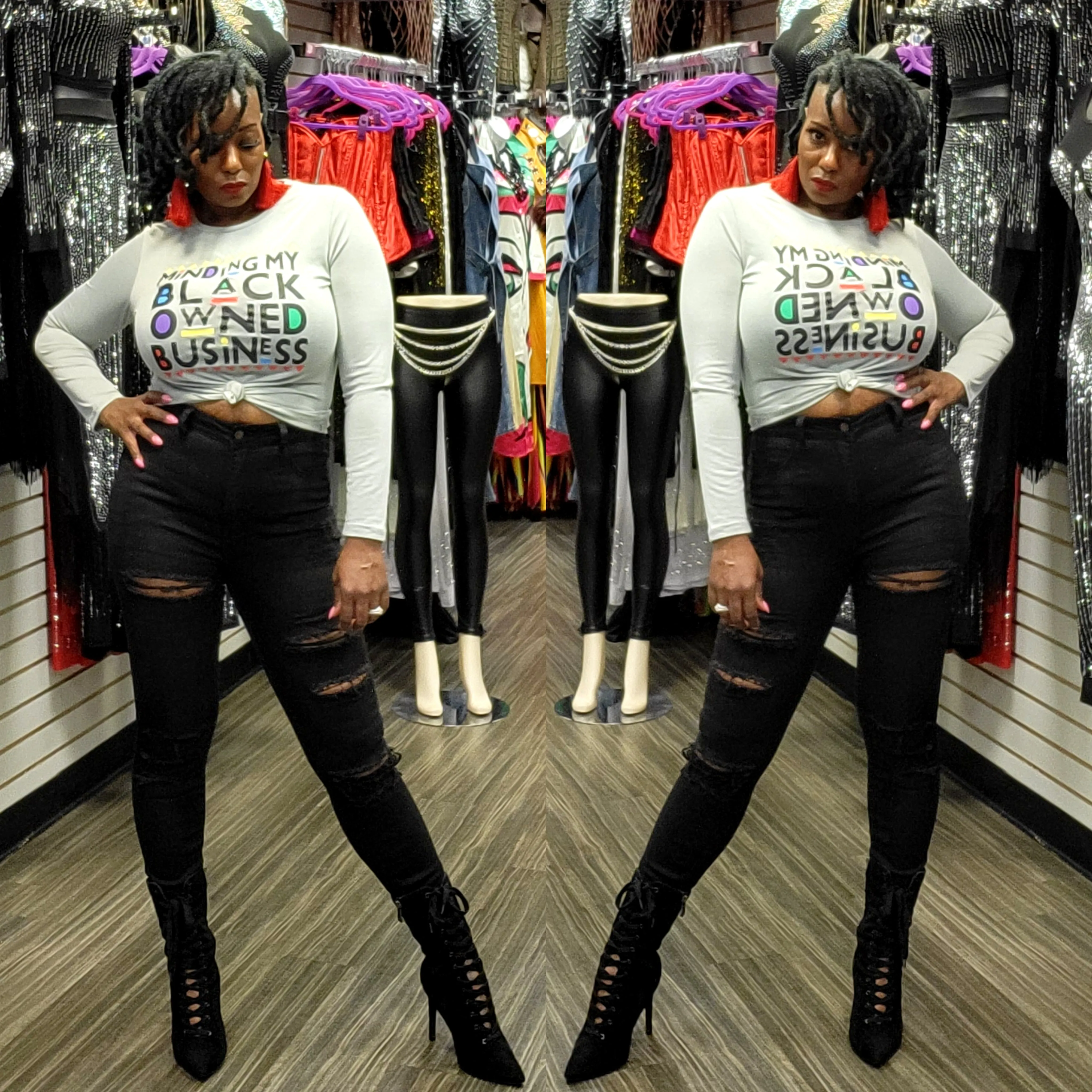 Minding My Own Black Business T Shirt