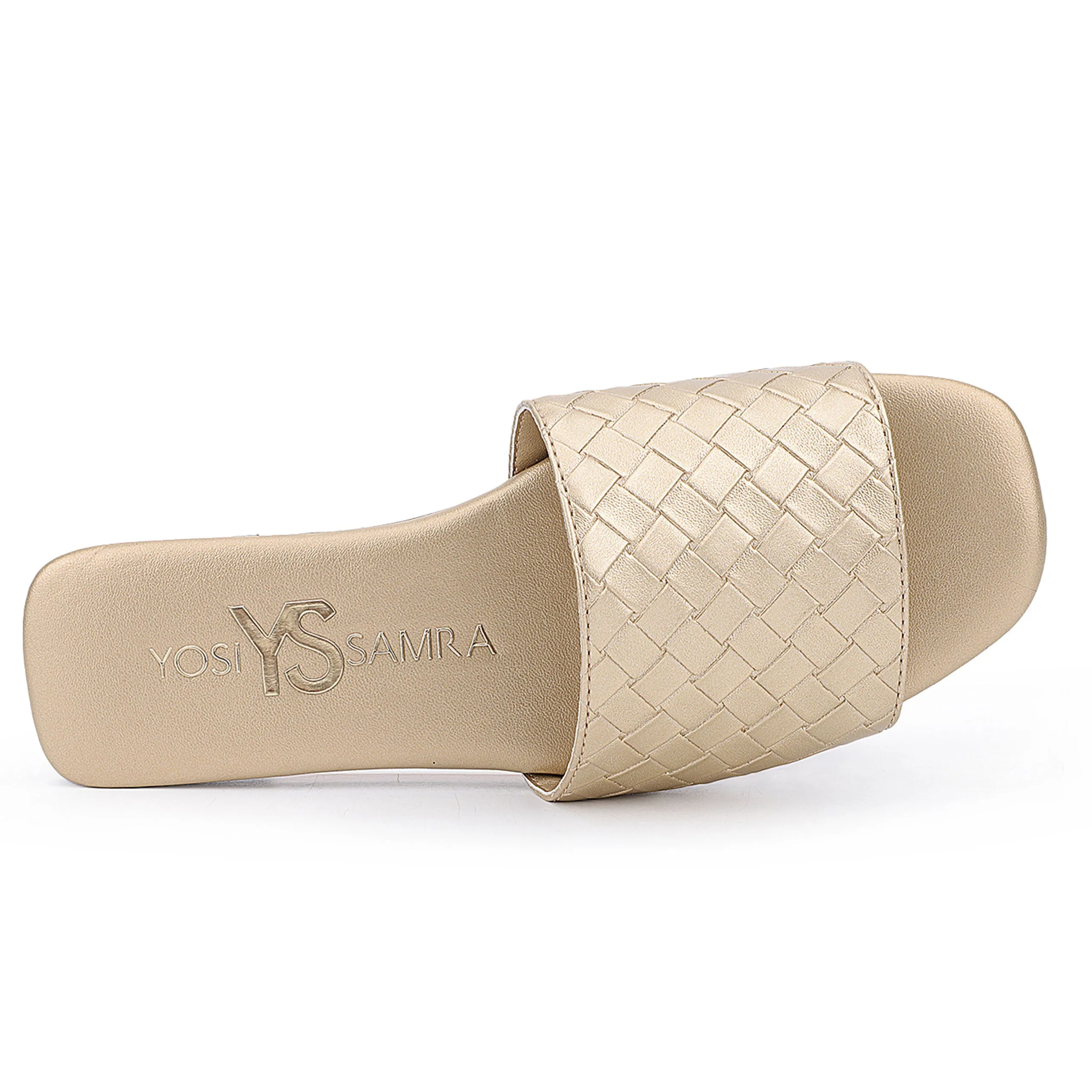 Miss Nathalie Slide in Gold - Kids