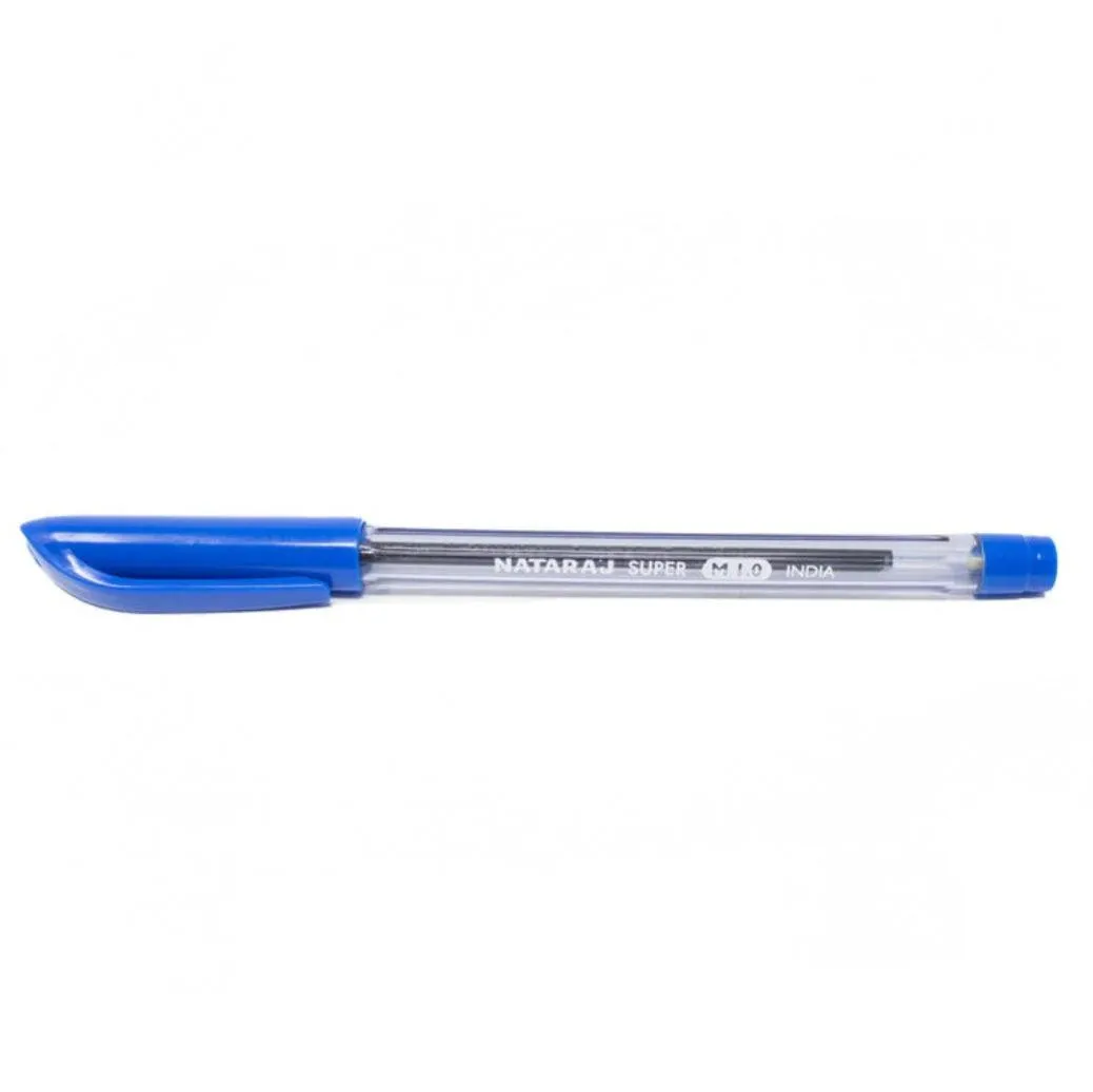 Nataraj Super Medium Ballpoint Pen 1.0 mm - Blue or Black