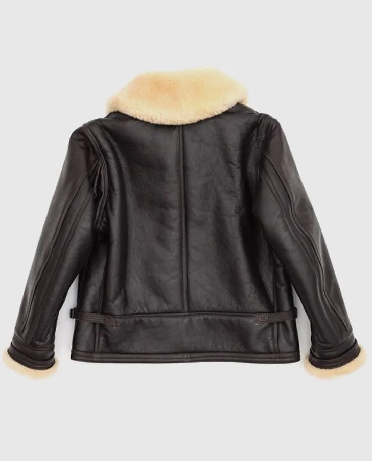 Navy M-445A Flight Shearling Leather Jacket