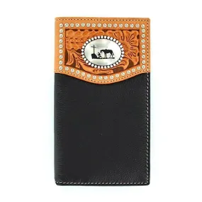 Nocona Cowboy Prayer Leather Wallet
