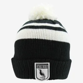 NRL Retro Beanie - Western Suburbs Magpies - Winter Hat