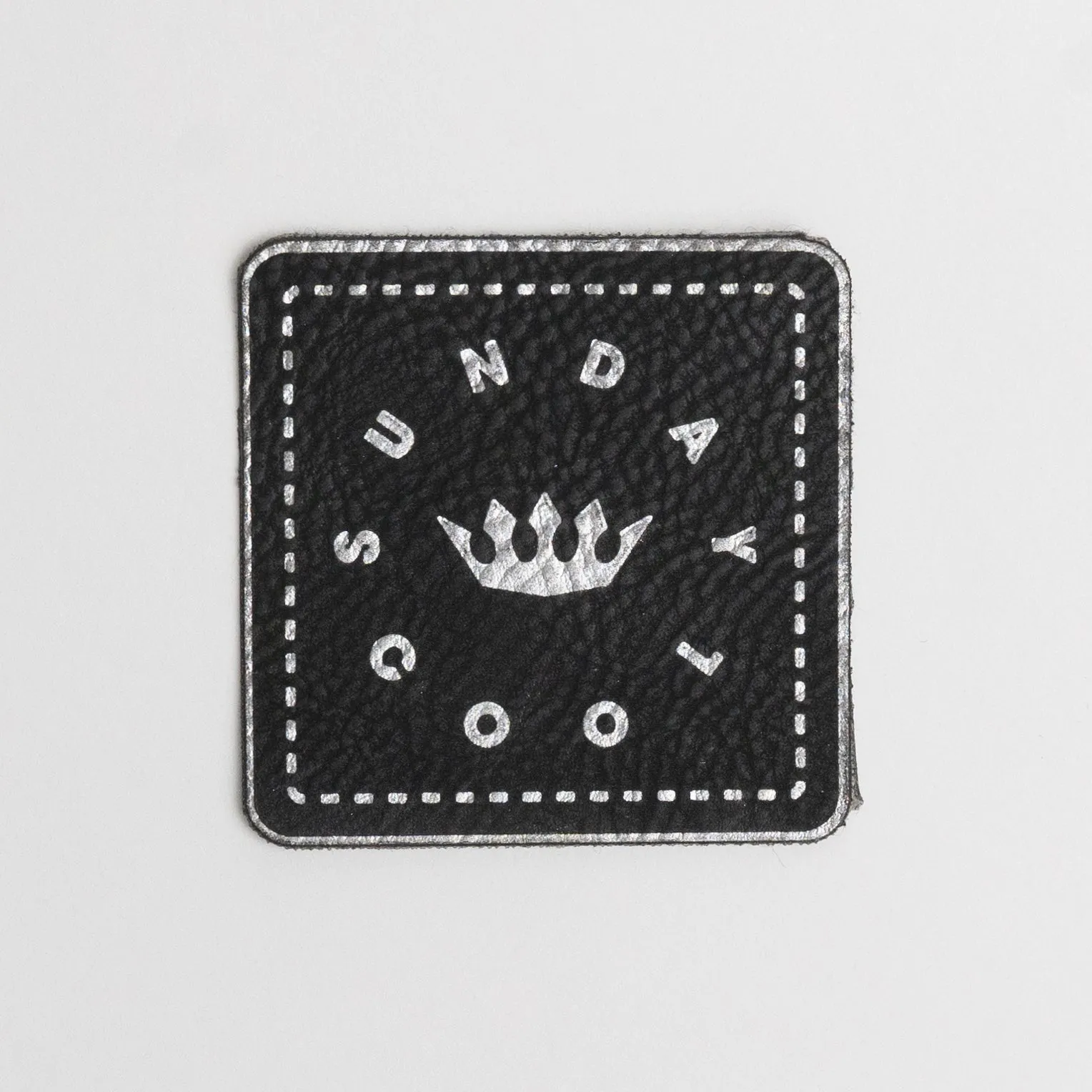 Olive Beanie w/ Leatherette Patch
