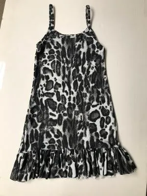PEBBLE BEACH SLIP RUFFLE SLIP DRESS
