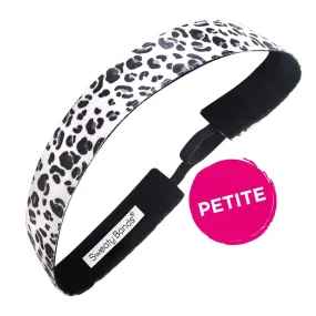 Petite | Snow Leopard | White, Black | 1 Inch