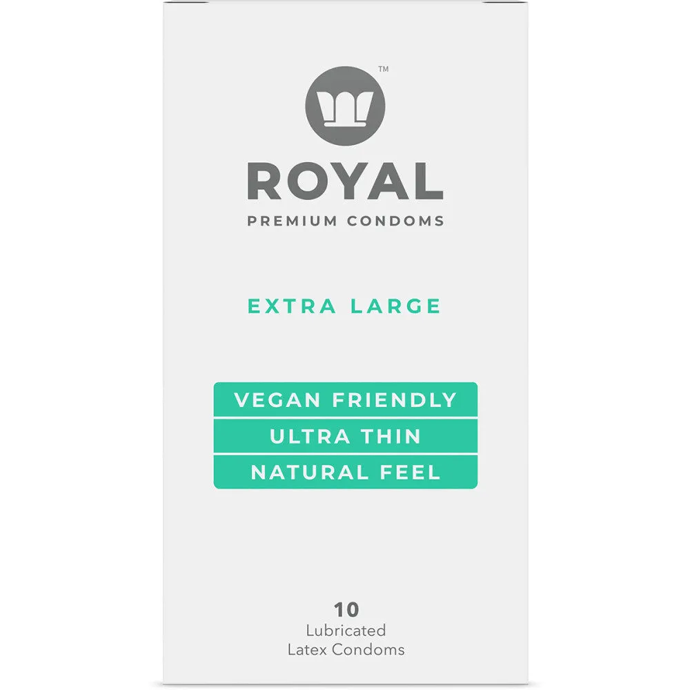 Royal Intimacy XL Vegan Condoms 10pk