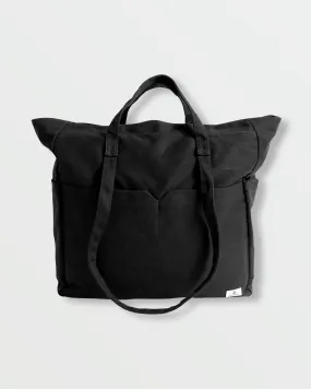 Schoolyard Canvas Tote - New Black