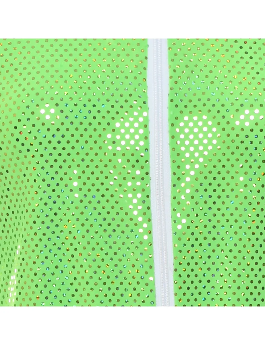 Sequined Cropped Jacket - M