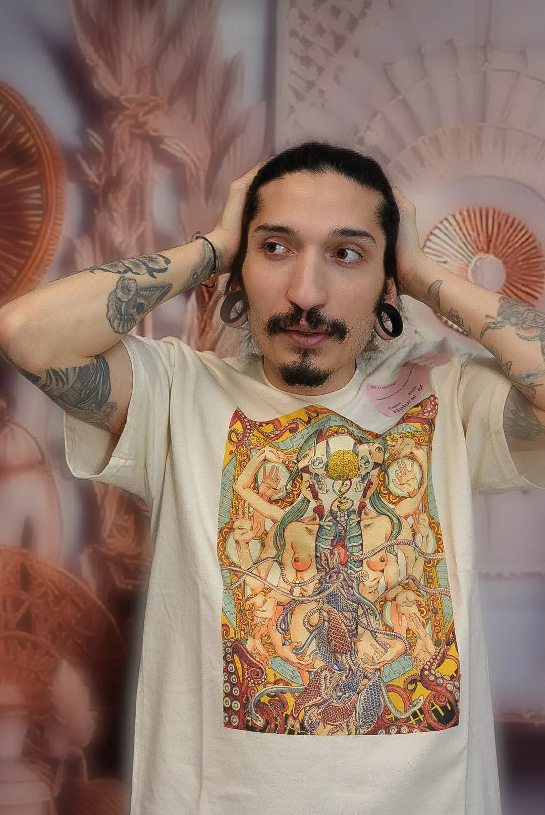 Shintaro Kago Scales Manga Art Graphic T-shirt