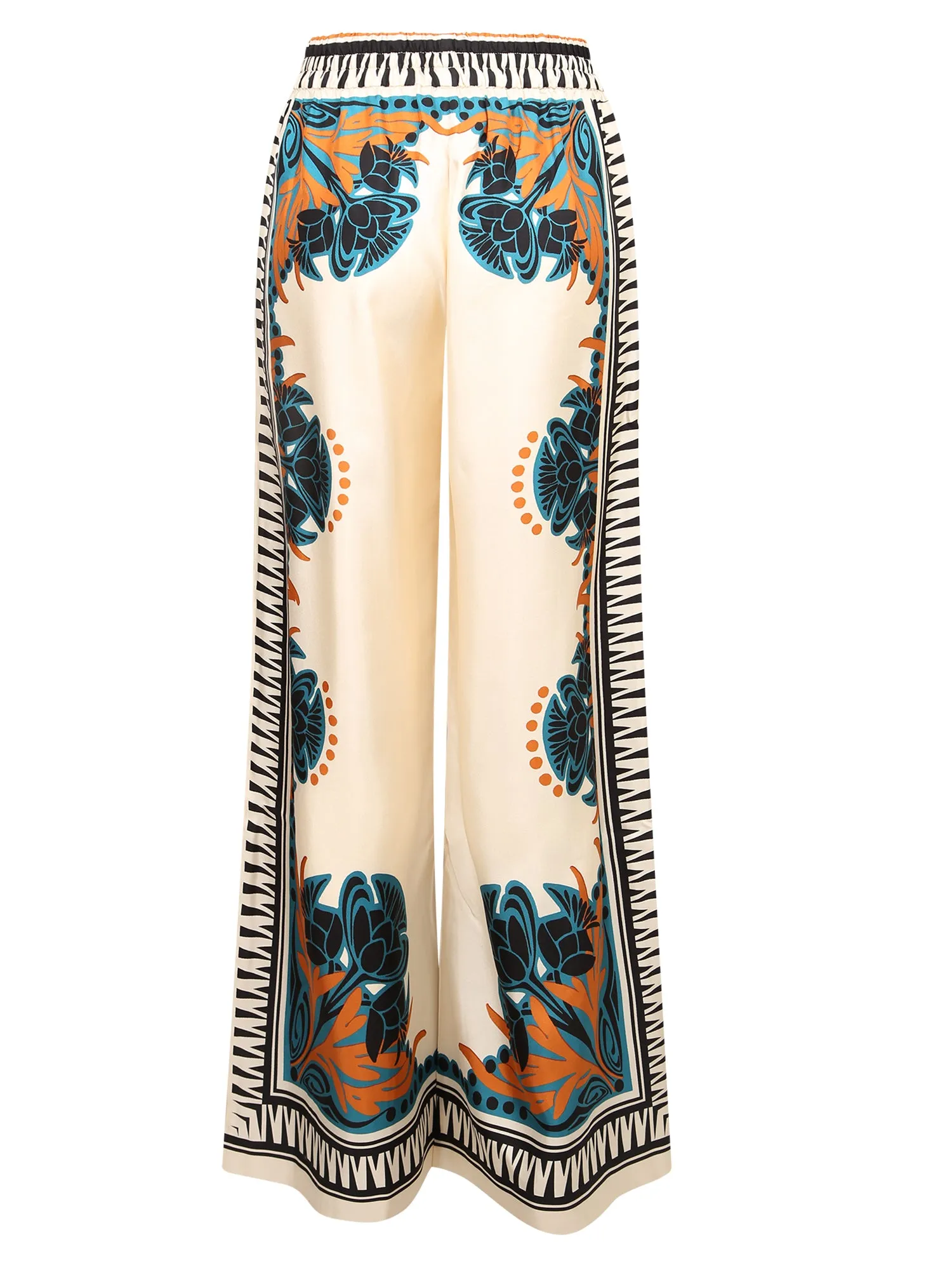 Silk trousers