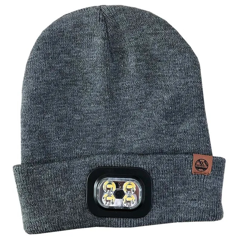 Six Peaks LED Lighted Beanie Hat Grey