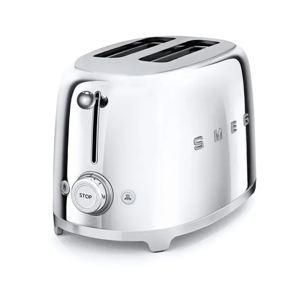 Smeg 2-Slice Toaster - Chrome