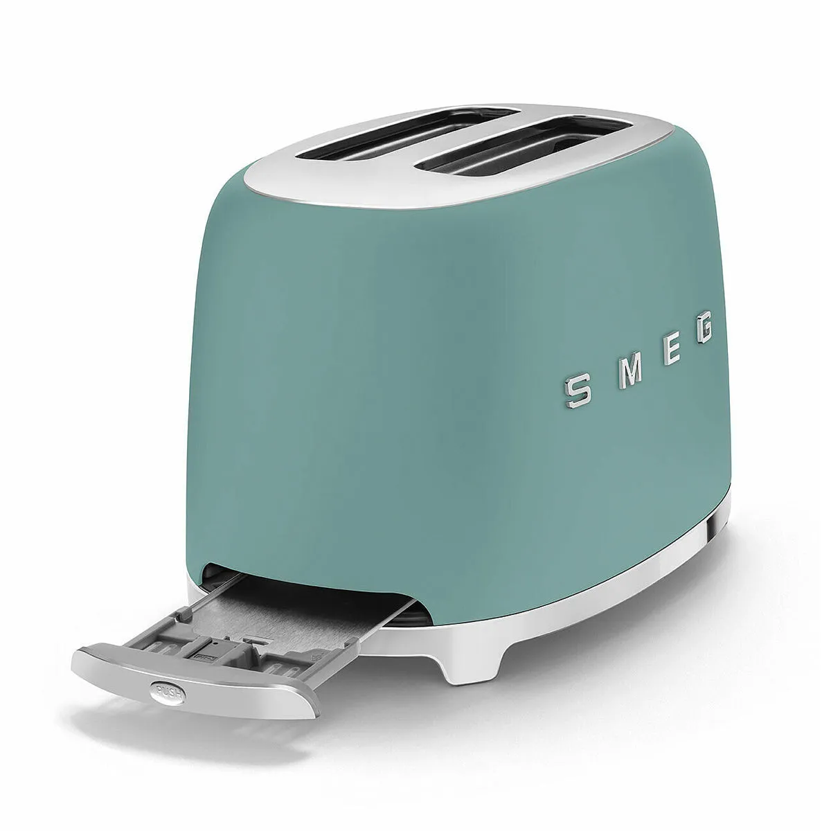 SMEG 2-Slice Toaster, Matte Emerald Green #TSF01EGMUS