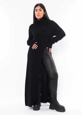 SORT AARHUS KNITTED TUNIC