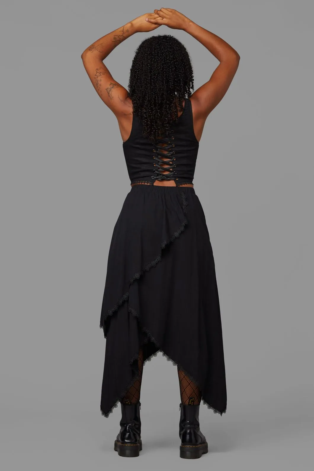 Soundwave Layered Skirt