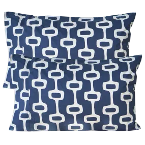 Space Indigo Standard Pillow Cases