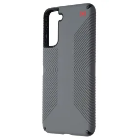 Speck Presidio2 Grip Case for Galaxy S21  5G - Graphite Gray/Black/Bold Red
